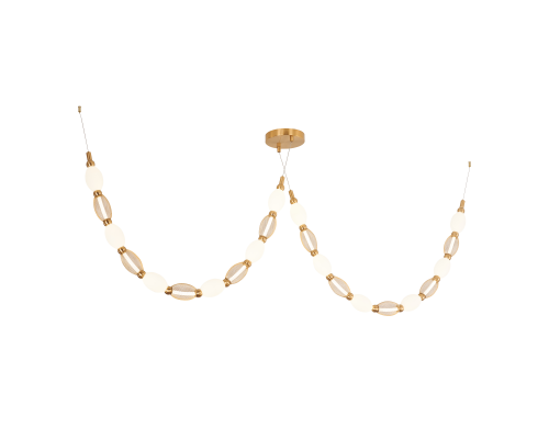 Потолочная люстра Favourite 4559-2PC Perler 2*LED*18W, 1990LM, 4000K D200*H1780/2780 + D640*H890/1775 + D1800*H820/1725мм