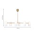 Подвесная люстра F-Promo 4619-6P Barfila 6*G9*40W L990*W90*H425/725мм