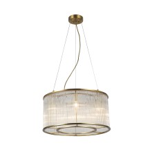 2907-6P, потолочная люстра, D500xH290/1390, 6xE14x60W, excluded