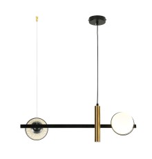 2826-2P, подвесная люстра, L650xW290xH205/1205, 2xG9x25W, excluded