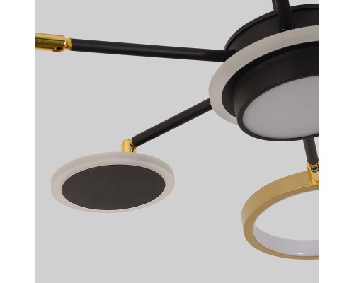 4687-7P, подвесная люстра, D840xH610, LEDx90W/45W/45W, 5980/3060/2940LM, 4000/6500/3500K, included, remote control