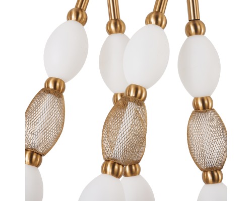 Потолочная люстра Favourite 4559-2PC Perler 2*LED*18W, 1990LM, 4000K D200*H1780/2780 + D640*H890/1775 + D1800*H820/1725мм