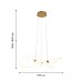 Подвесная люстра F-Promo 4470-3P Vendel LED*36W, 4000LM, 3000-6500K, пульт D700*H1000/1800мм