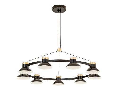 Подвесная люстра Favourite 4516-9P Tatti 9*LED*10W, 7200LM, 4000K D880*H300/1800мм