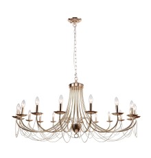 2591-18P, подвесная люстра, D1400xH700/2700, 18xE14x40W, excluded