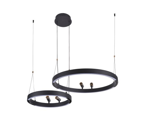 Подвесная люстра F-Promo 4474-2P Slinga LED*53W + LED*33W + 4*LED*3W, 2075LM, 3000-6500K, пульт D830*H1000/1800мм