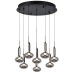 Потолочная люстра Favourite 4284-8P Baron 8*LED*9W, 3600LM, 4000K D520*H2000мм