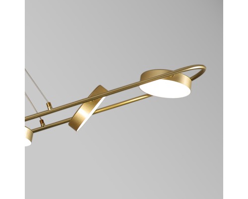 Подвесная люстра F-Promo 4677-6P Abris LED*90W, 3100LM, 3000-6000K, IP20, пульт L1490*W190*H145/1200мм