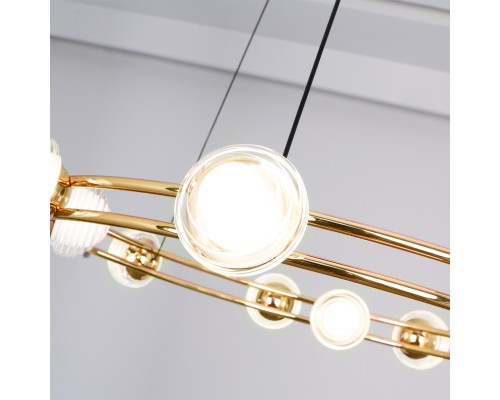 Подвесная люстра Favourite 4382-12P Rondell 12*LED*3.3W, 2800LM, 4000K, CRI>90 D550*H1880мм