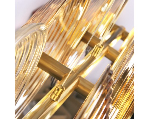 Подвесная люстра Favourite 4571-10P Whirlpool LED*55W, 3800LM, 4000K L1120*W220*H1500/1690мм