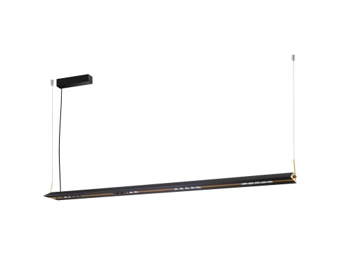 Подвесная люстра Favourite 4398-12P Norman LED*30W, 2625LM, 3000K/4700K/6500K, IP20 L1234*W160*H200/1600мм