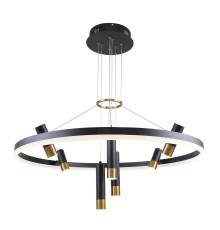 3097-8P, подвесная люстра, D800xH600/1000, LEDx48W + 7xLEDx3W, 4690LM, 4000K, included