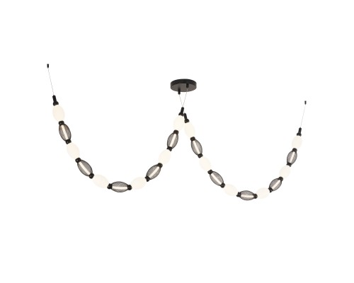 Потолочная люстра Favourite 4560-2PC Perler 2*LED*18W, 1630LM, 4000K D200*H1780/2780 + D640*H890/1775 + D1800*H820/1725мм