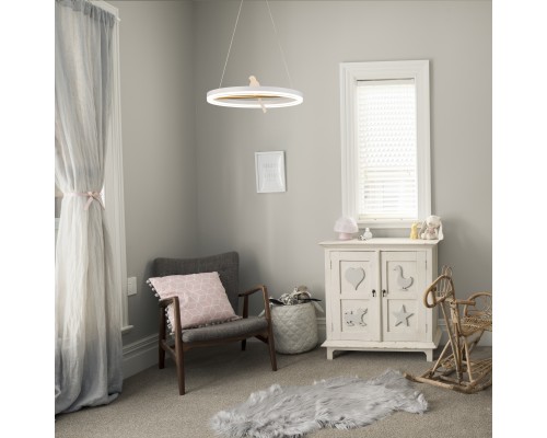 Подвесная люстра F-Promo 4653-1P Bardy LED*25W, 1500LM, 4000K D500*H250/1300мм