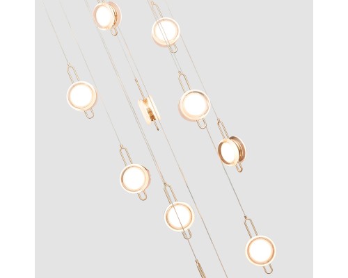 Потолочная люстра Favourite 4334-32P Yo-yo 32*LED*4W, 10240LM, 4000K D600*H650/3000мм