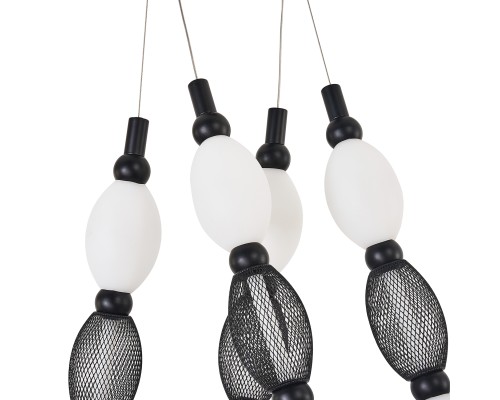 Потолочная люстра Favourite 4560-2PC Perler 2*LED*18W, 1630LM, 4000K D200*H1780/2780 + D640*H890/1775 + D1800*H820/1725мм