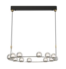 4291-12P, подвесная люстра, D820xH1500/1575, 12xLEDx7.2W, 7000LM, 4000K, included