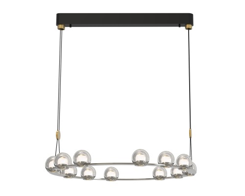 Подвесная люстра Favourite 4291-12P Rosio 12*LED*7.2W, 7000LM, 4000K D820*H1500/1575мм