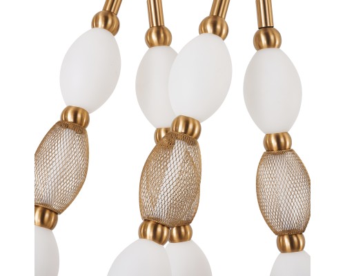 Потолочная люстра Favourite 4559-2PC Perler 2*LED*18W, 1990LM, 4000K D200*H1780/2780 + D640*H890/1775 + D1800*H820/1725мм