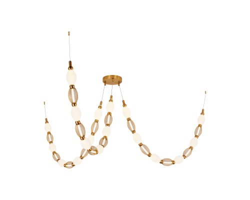 Потолочная люстра Favourite 4559-3PC Perler 3*LED*18W, 2910LM, 4000K D200*H1780/2780 + D650*H890/1775 + D1980*H820/1725мм