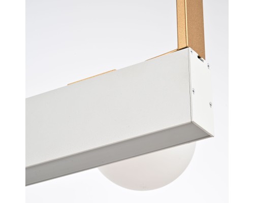 4073-6P, подвесная люстра, L1200xW240xH200/1200, 6xG9LEDx10W + LEDx18W, 1000LM, 4000K