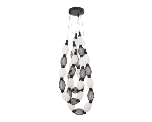 Потолочная люстра Favourite 4560-3PC Perler 3*LED*18W, 2230LM, 4000K D200*H1780/2780 + D650*H890/1775 + D1980*H820/1725мм