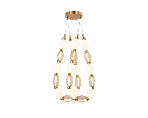 Потолочная люстра Favourite 4559-2PC Perler 2*LED*18W, 1990LM, 4000K D200*H1780/2780 + D640*H890/1775 + D1800*H820/1725мм