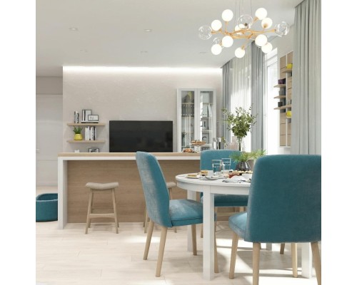 Подвесная люстра Favourite 2515-10P Babylon 10*G9*40W D680*H380/1100мм