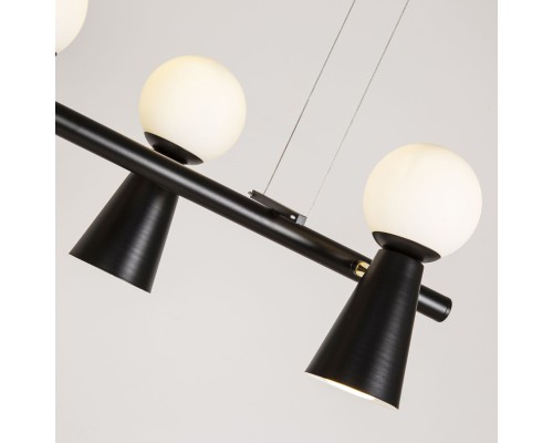 4095-5P, подвесная люстра, L900xW330xH230/1730, 5xG9LEDx3W + 5xGU10x35W