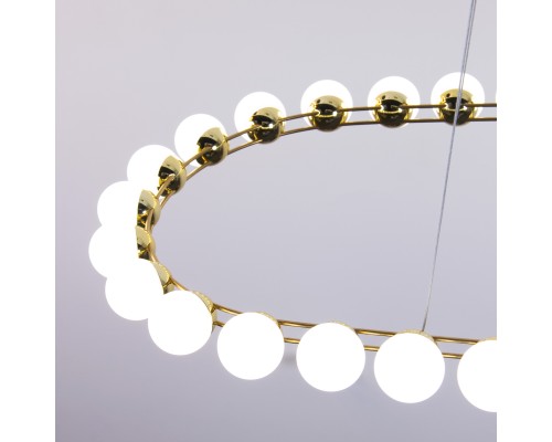 Подвесная люстра Favourite 4590-10P Helmet LED*48W, 3800LM, 4000K L1000*W390*H1585мм