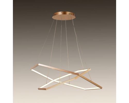 2103-14P, люстра подвесная, L800xW924xH1200max, 1xLEDx40W + 1xLEDx56W, 8440LM, 3000K