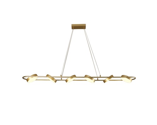 Подвесная люстра F-Promo 4677-6P Abris LED*90W, 3100LM, 3000-6000K, IP20, пульт L1490*W190*H145/1200мм