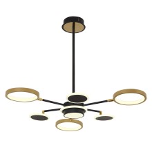 4687-7P, подвесная люстра, D840xH610, LEDx90W/45W/45W, 5980/3060/2940LM, 4000/6500/3500K, included, remote control