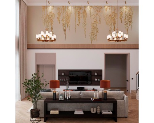 Подвесная люстра Favourite 2621-15P Sollemnis 15*E27*40W D920*H600/1600мм