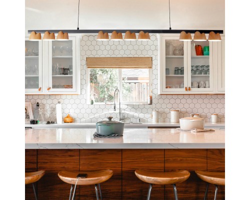 Подвесная люстра Favourite 4266-10P Interline LED*48W, 2065LM, 4000K L1350*W70*H110/1610мм