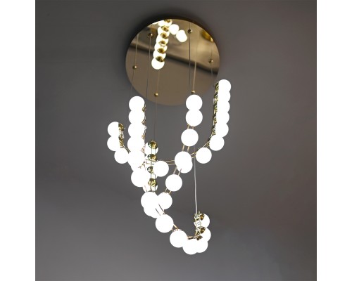 Потолочная люстра Favourite 4590-4P Helmet LED*48W, 3800LM, 4000K D390*H1890мм