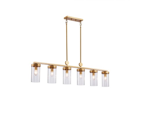 Подвесная люстра Favourite 3099-6U Radiales 6*E14*40W L1205*W105*H550/1170мм