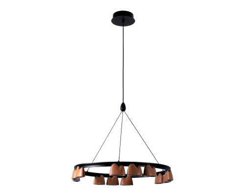 Подвесная люстра Favourite 4266-12P Interline LED*55W, 2400LM, 4000K D600*H250/1610мм