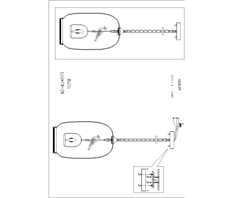 Подвесная люстра Favourite 1928-2P Chick 1*LED*9W + 1*LED*3W, 960LM, 3500K D280*H520/1300мм