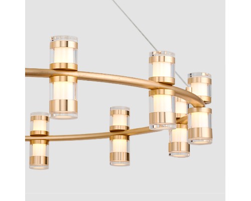 Подвесная люстра Favourite 4323-12P Ampullen 12*LED*3W, 2880LM, 4000K D800*H170/1800мм