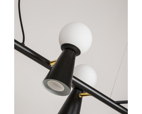 4095-8P, подвесная люстра, L1425xW330xH230/1730, 8xG9LEDx3W + 8xGU10x35W