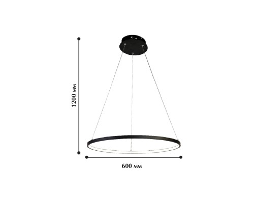 Подвесная люстра Favourite 1764-6P Giro LED*32W, 1530LM, 4000K D600*H1200мм