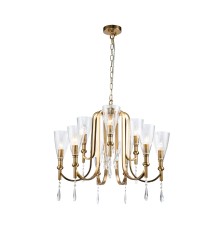 2968-9P, подвесная люстра, D700xH570/1570, 9xE14x40W, excluded