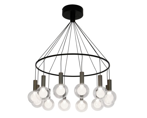 Подвесная люстра Favourite 4378-12P Kula 12*LED*3.5W, 2795LM, 4000K, CRI>90 D650*H760мм