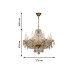 Подвесная люстра Favourite 1738-8P Brendy 8*E14*40W D570*H450/1450мм