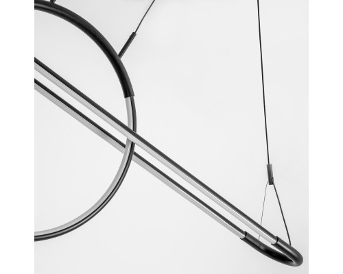 Подвесная люстра Favourite 4587-12P Spillet LED*58W, 4640LM, 4000K L1200*W115*H600/1500мм