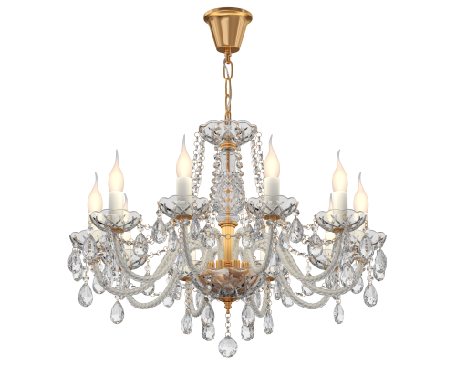 Подвесная люстра Favourite 1735-10P Monreal 10*E14*40W D650*H470/1470мм