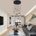 Потолочная люстра Favourite 4371-27P Luna 27*LED*5.4W, 10220LM, 4000K, CRI>90 D830*H2680мм