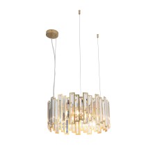 4484-4P, подвесная люстра, D450xH220/1200, 4xE14x60W, excluded