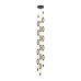 Потолочная люстра Favourite 4560-3PC Perler 3*LED*18W, 2230LM, 4000K D200*H1780/2780 + D650*H890/1775 + D1980*H820/1725мм